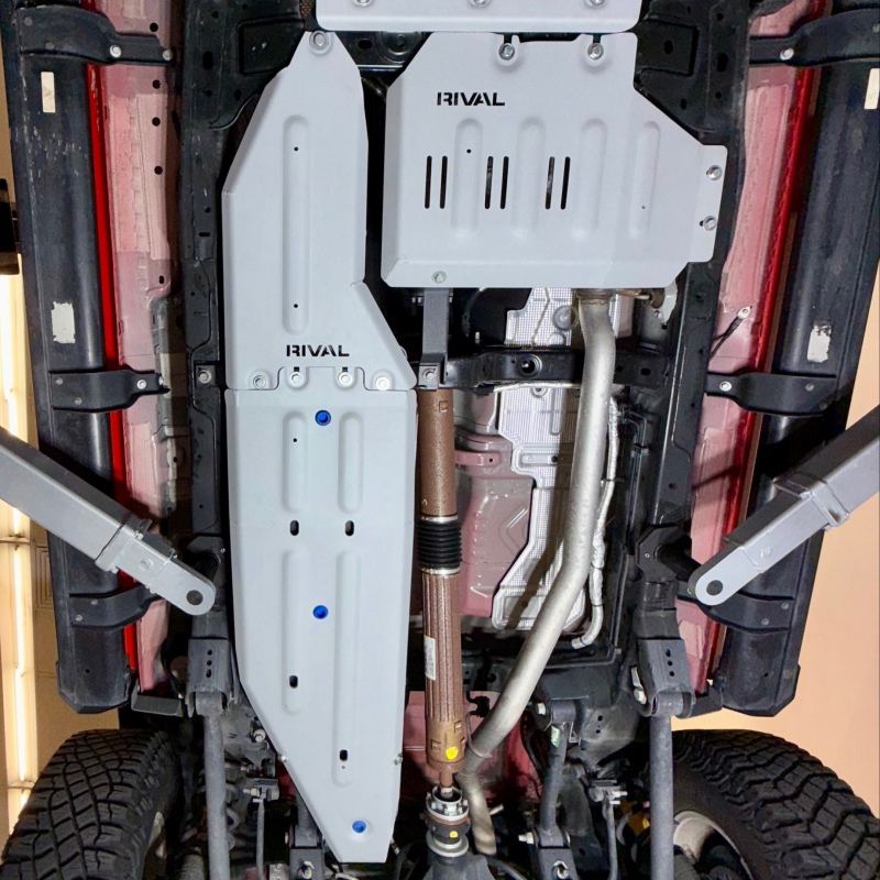 Ford Ranger Skid Plate - Rival 4x4 - Aluminum Transfer Case - `24-`26